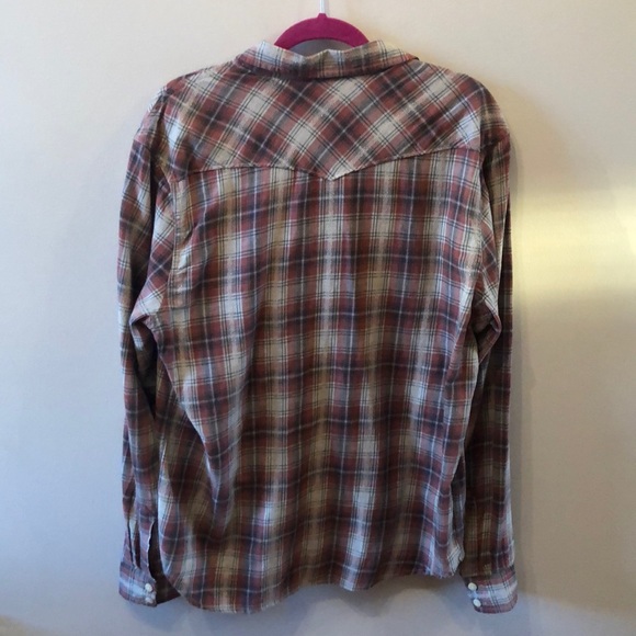 Lucky Brand Plaid Long Sleeve Button Up - Picture 4 of 4